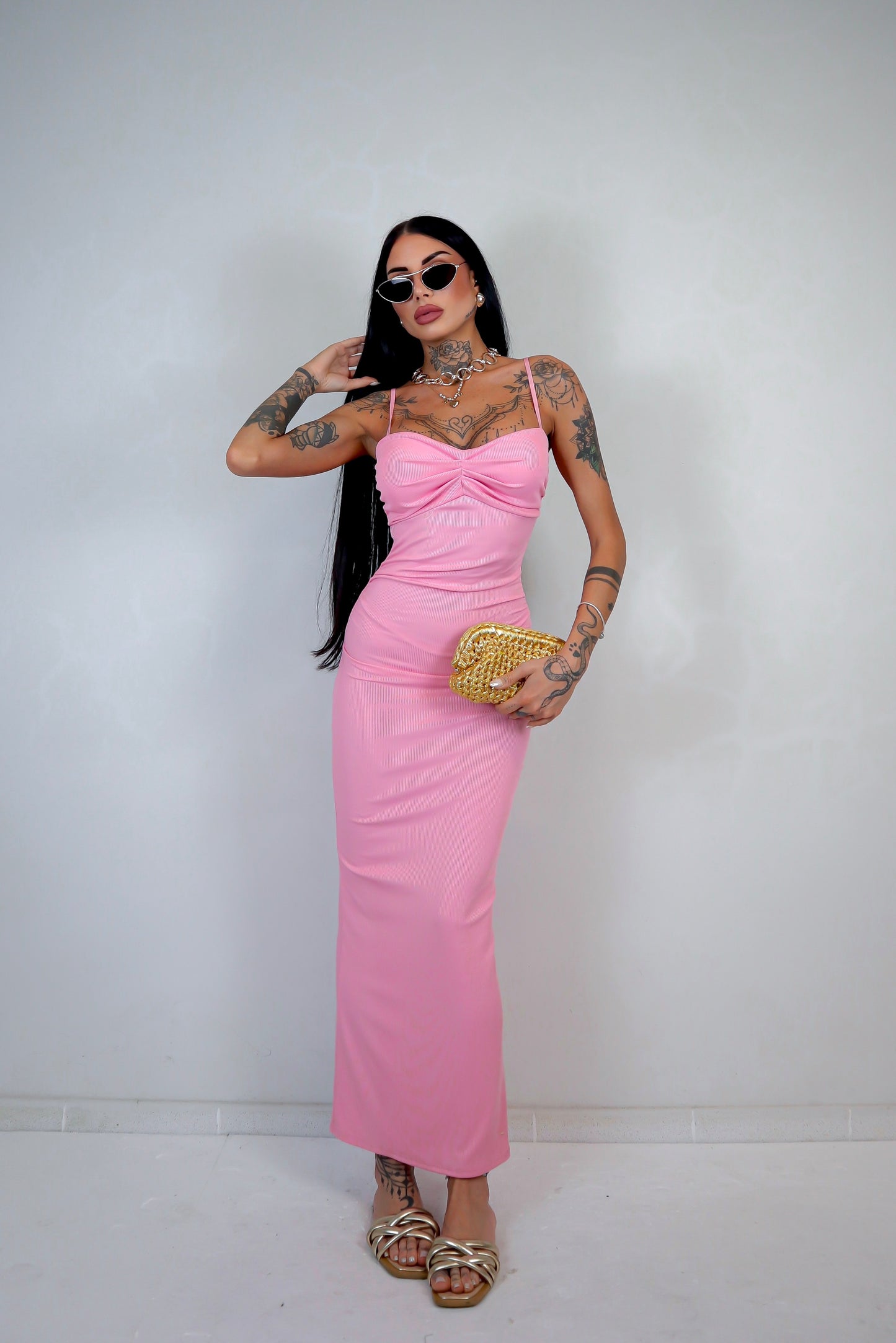 Abito Sharon - Rosa