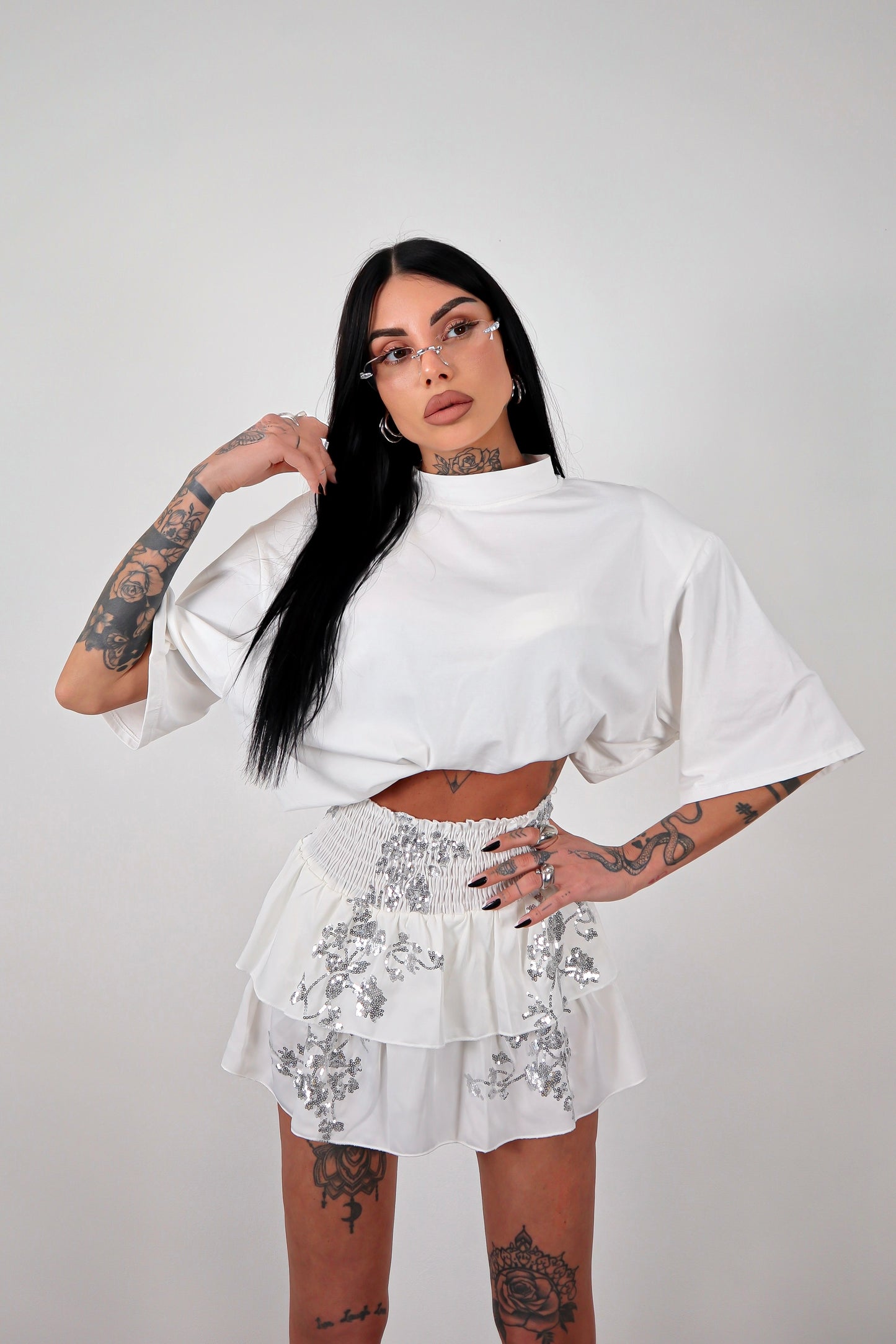 Panta gonna Shine - Bianco