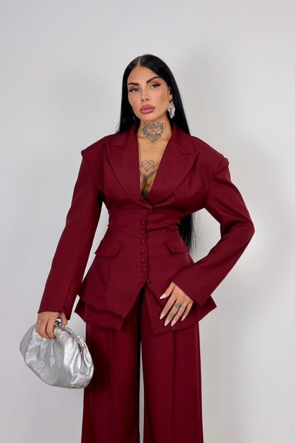 Tailleur Corsetto - Bordeaux