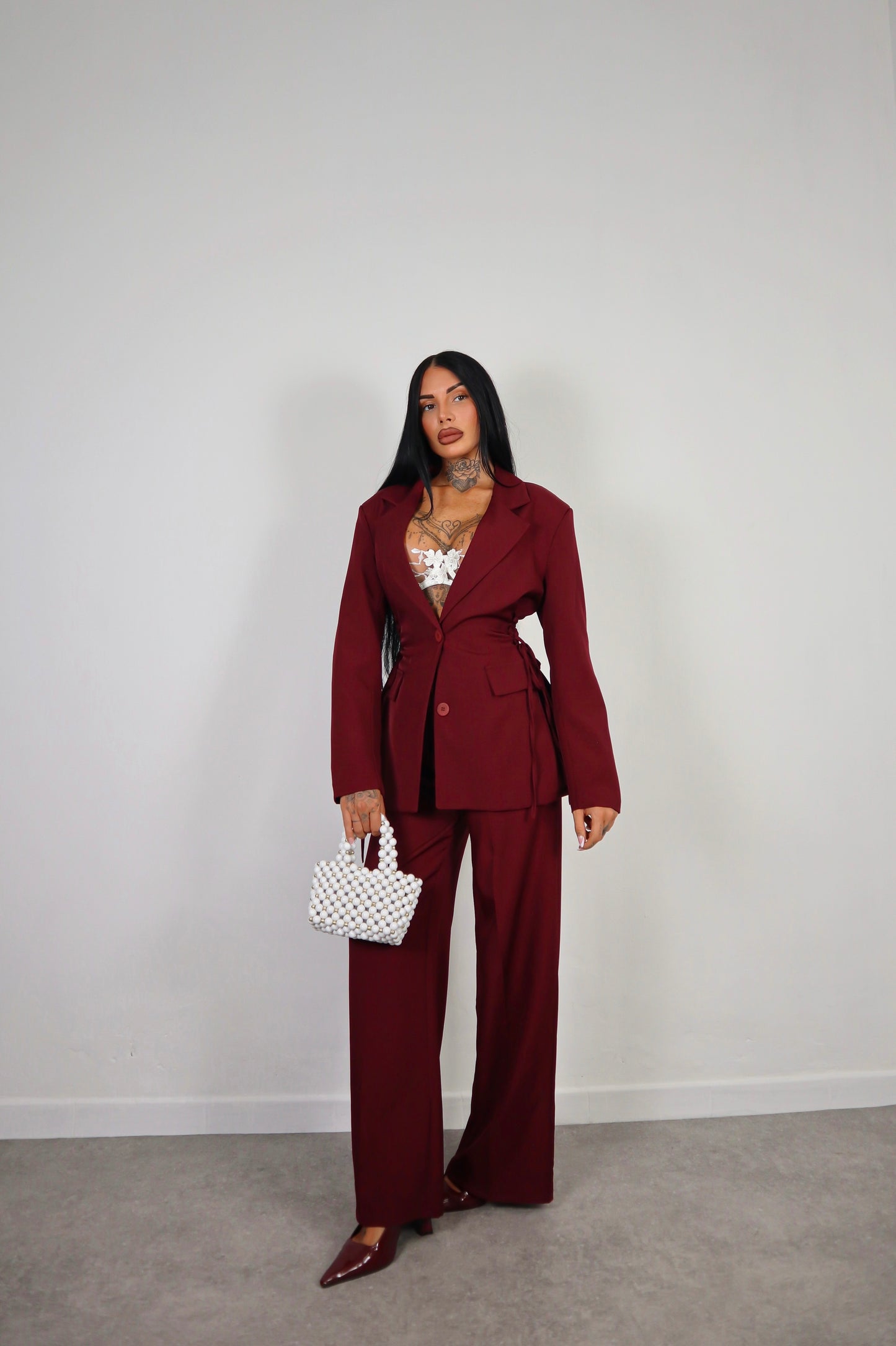 Tailleur Nadia - Bordeaux