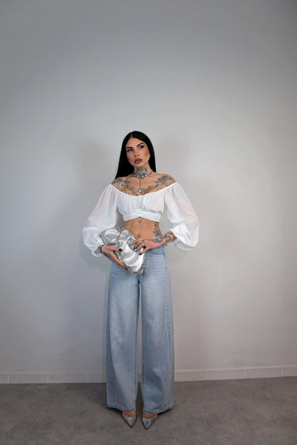 Crop Top Wonder - Bianco