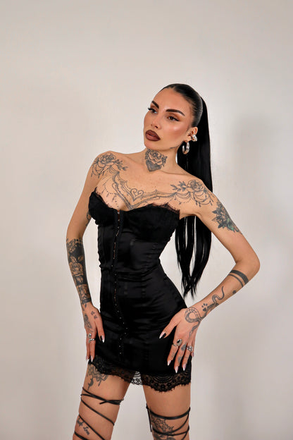 Abito Corsetto Kristel - Nero