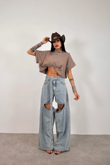 Jeans cut out Bryanna