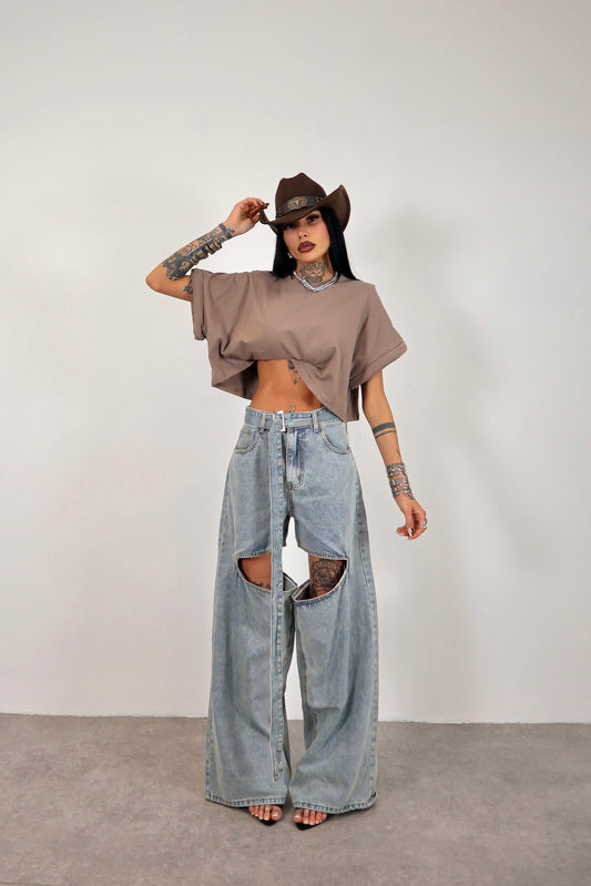 Jeans cut out Bryanna