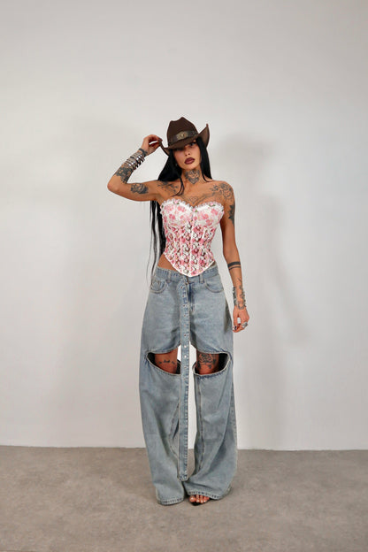 Jeans cut out Bryanna
