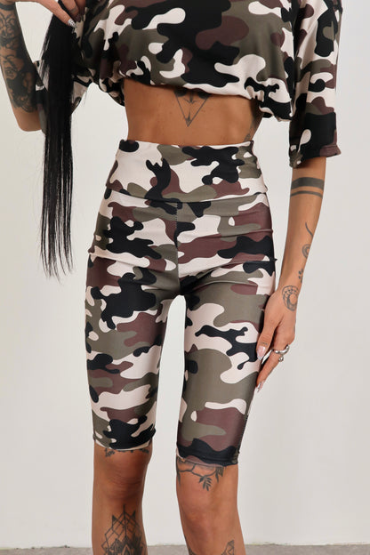 Leggins ciclista Mimetico