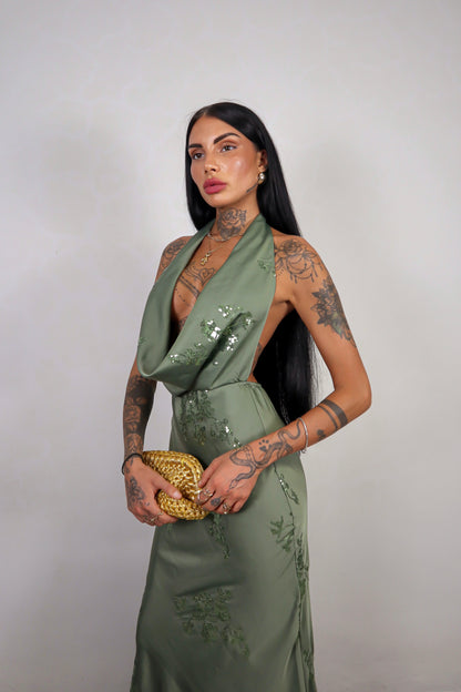 Abito Odette - Verde Militare