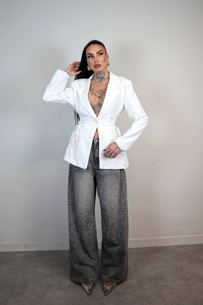 Blazer Stringhe - Bianco