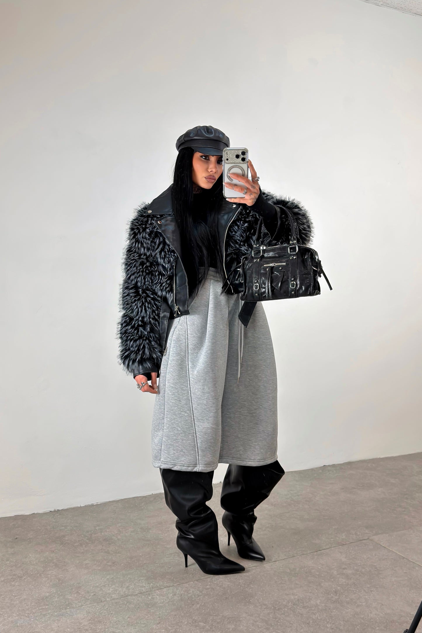 Bermuda Tuta Baggy - Grigio
