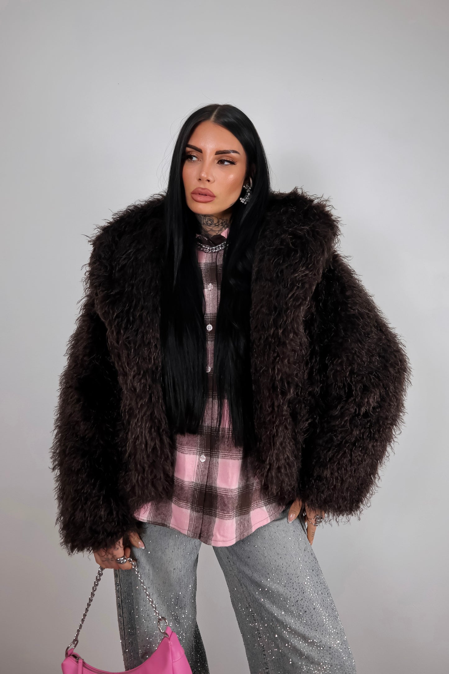 Pelliccia Mongolia - Marrone