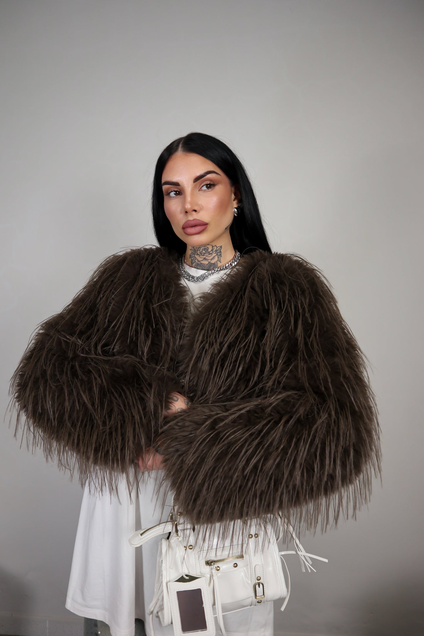 Pelliccia Fluffy - Marrone