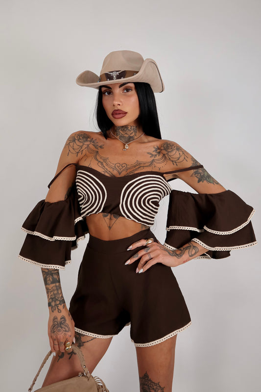 Completo Kaluma - Marrone
