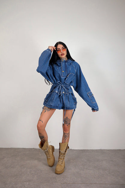 Abito Parka Denim