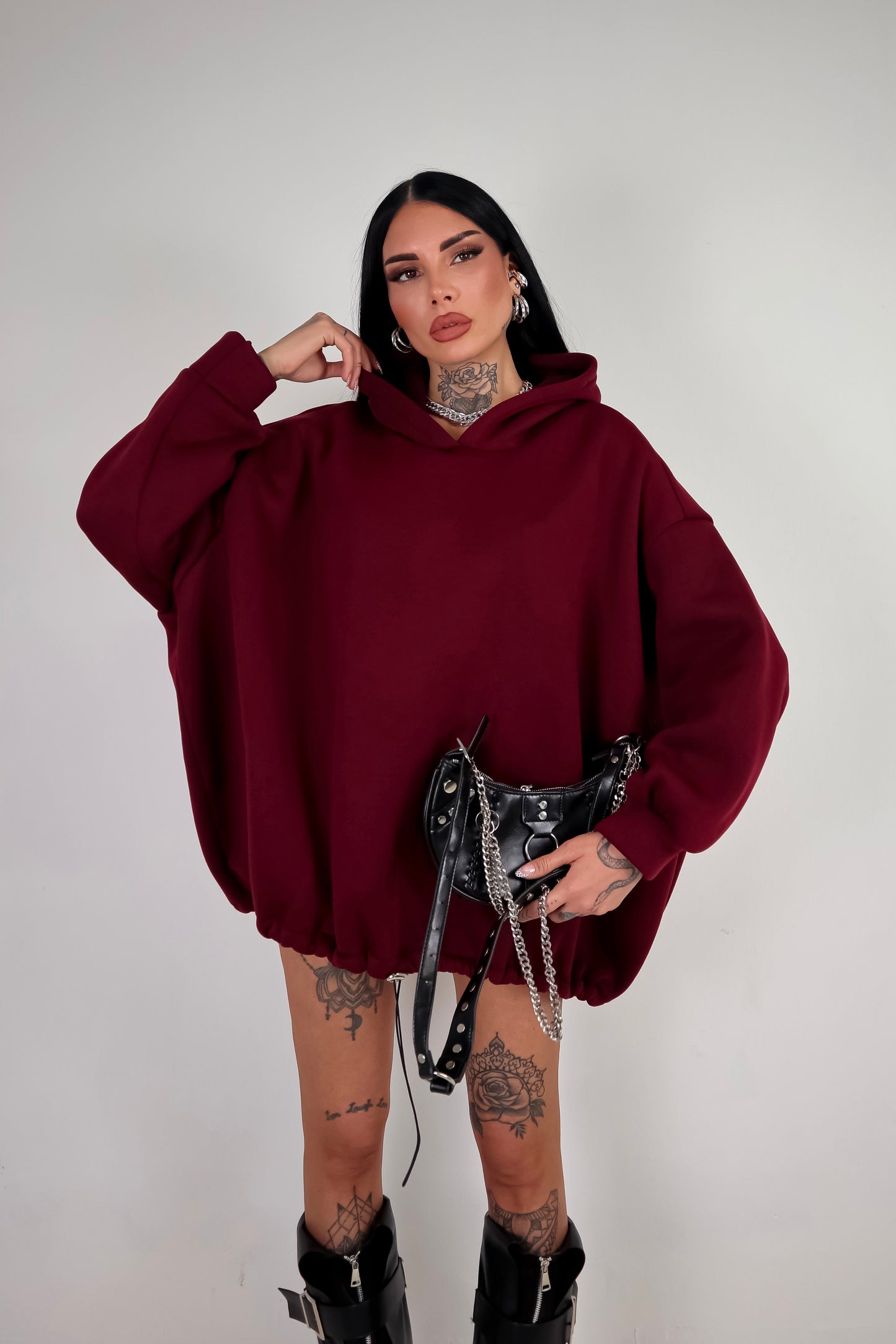 Felpa Extra Over - Bordeaux