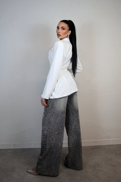 Blazer Stringhe - Bianco