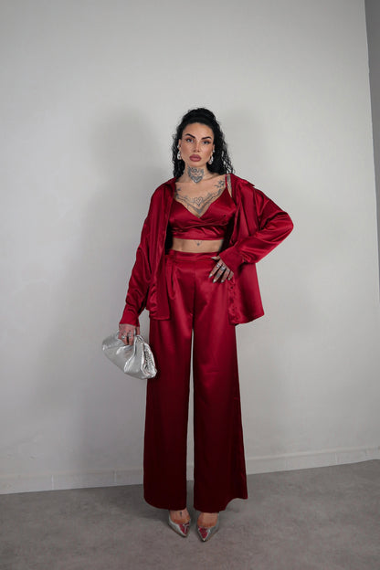 Coordinato Tris Amelia - Bordeaux