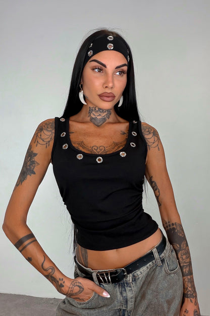 Set Canotta + Fascia - Nero