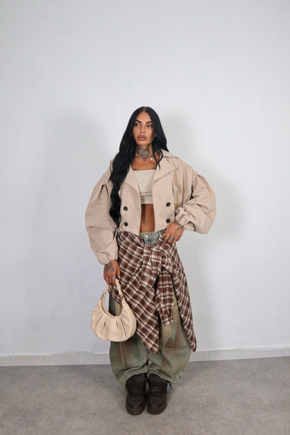 Trench Bomber - Beige