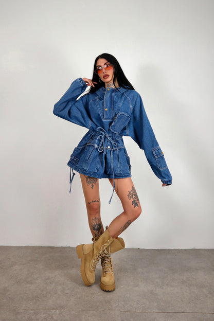 Abito Parka Denim