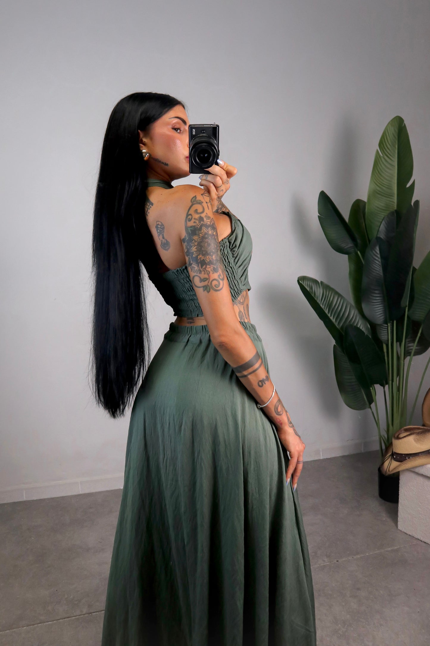 Completo Habibi - Verde Militare