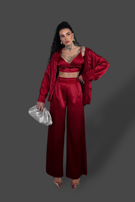 Coordinato Tris Amelia - Bordeaux