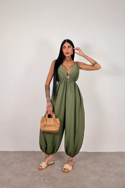 Tuta intera Sole - Verde militare