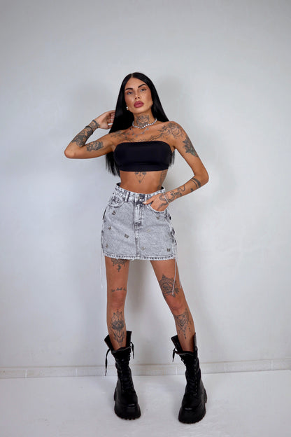 Top a fascia Anita - Nero