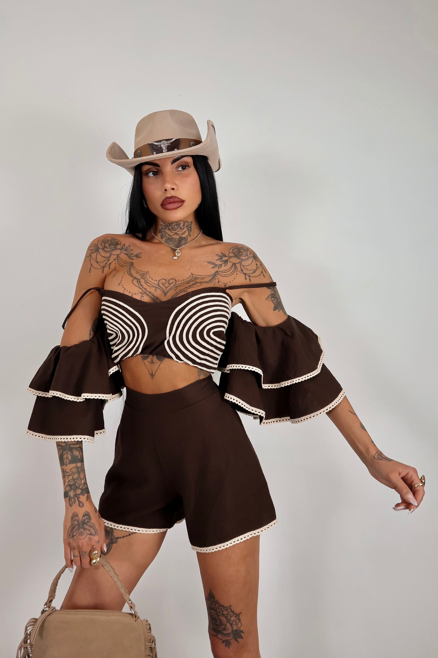 Completo Kaluma - Marrone
