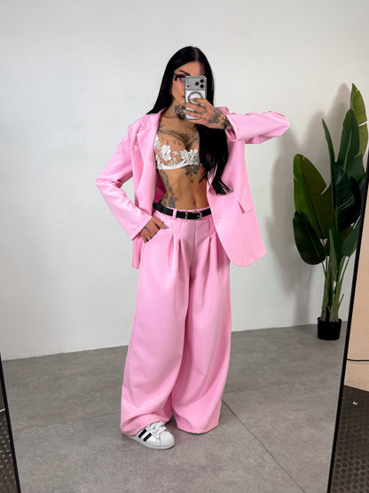 Tailleur Oversize Sugar - Rosa