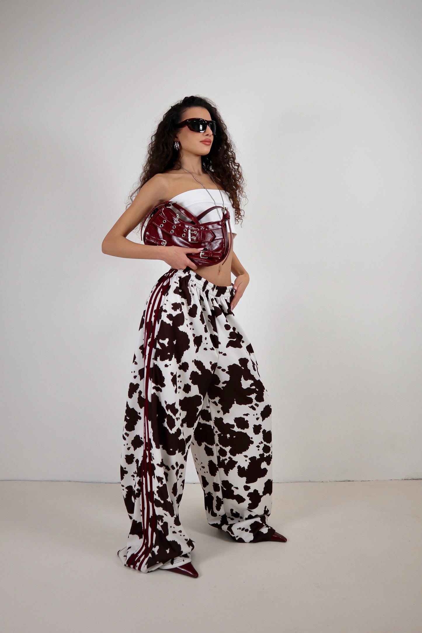 Pantalone Adi Muccato - Bordeaux