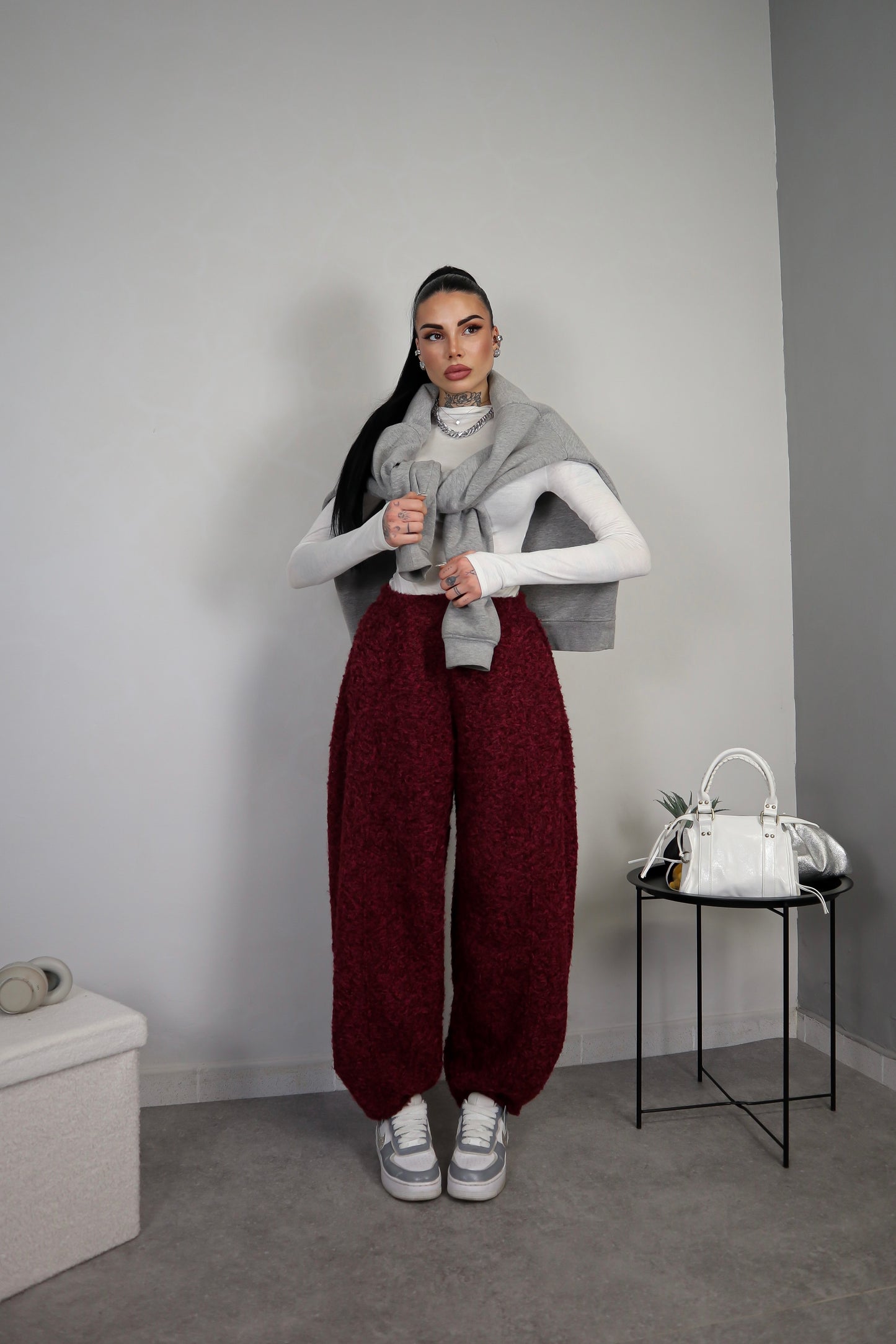 Pantalone Nebula - Bordeaux