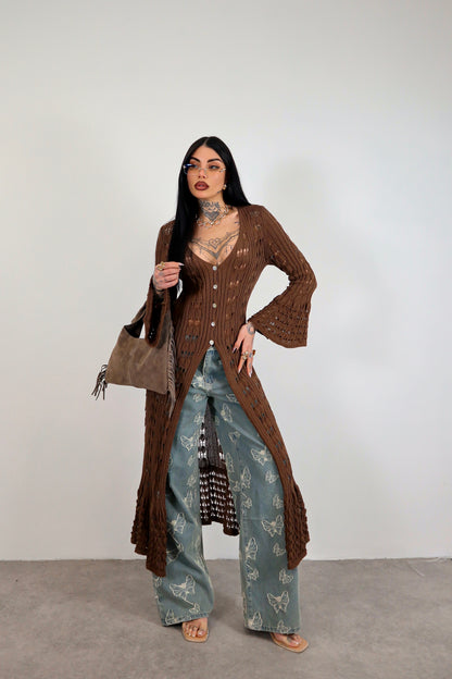 Cardigan Amal - Marrone