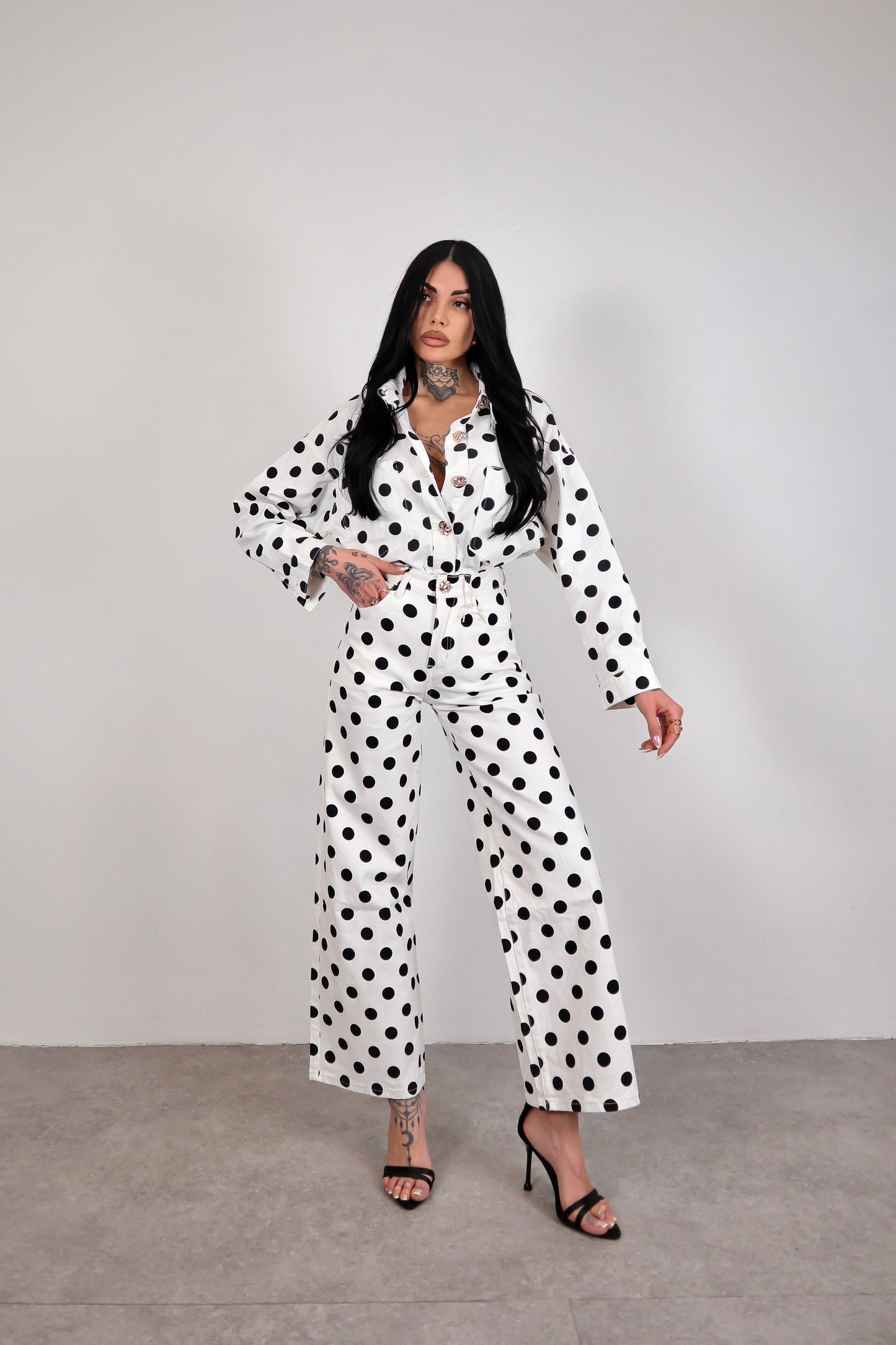 Completo denim pois Alma