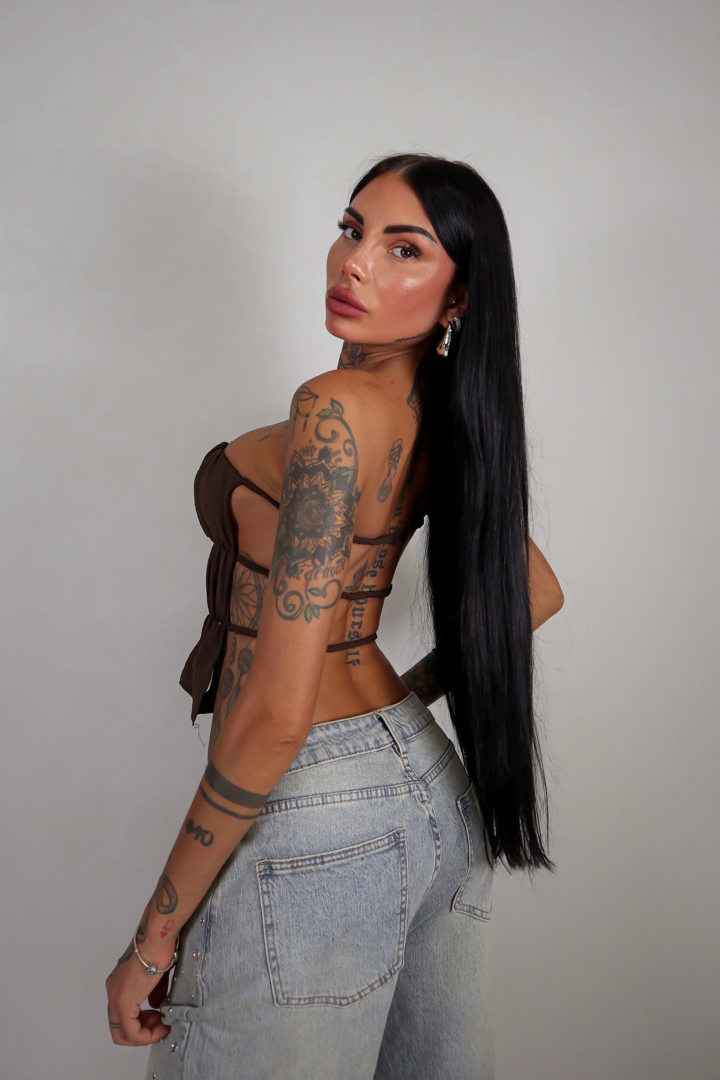 Top Scarlett - Marrone