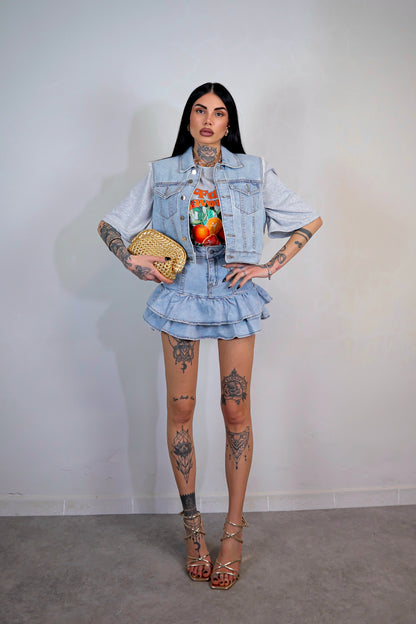 Gilet denim Jenny
