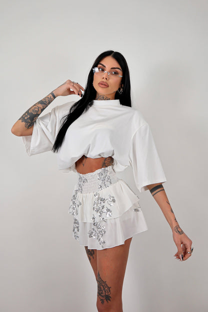 Panta gonna Shine - Bianco