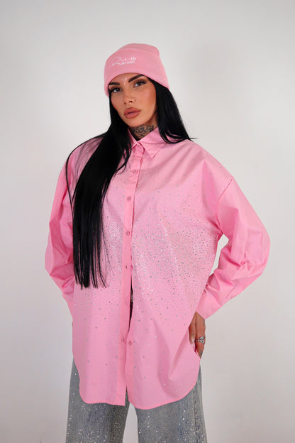 Camicia Strass - Rosa