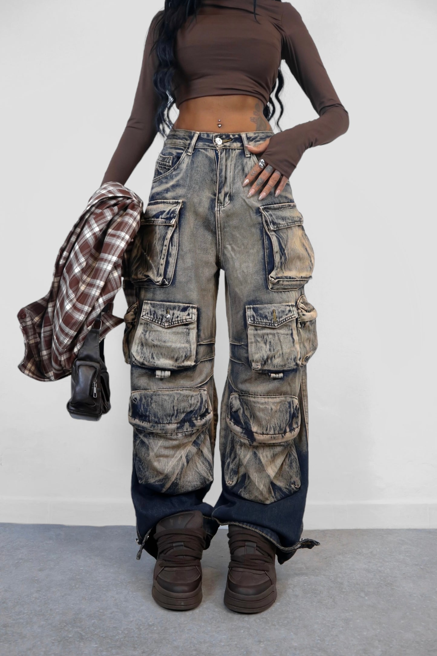 Jeans Cargo Sabbiato