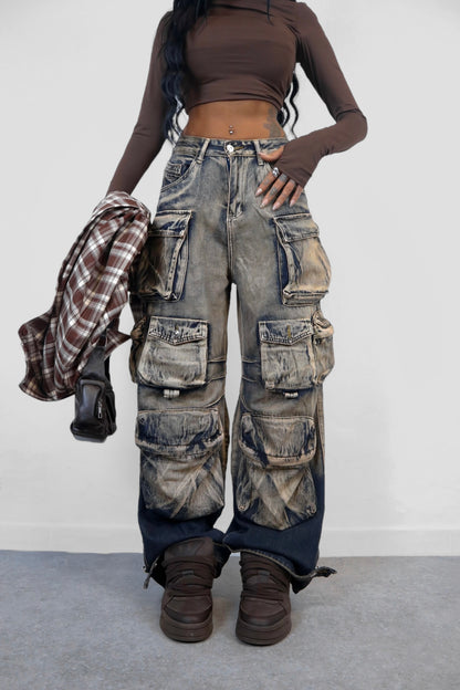 Jeans Cargo Sabbiato
