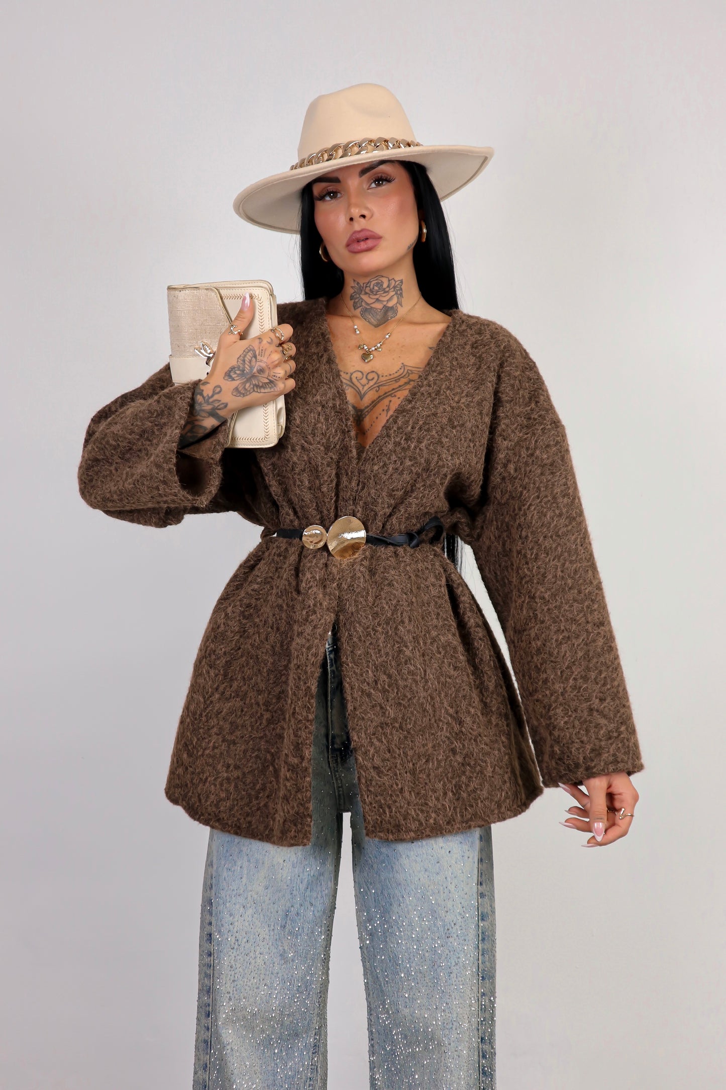 Cardigan Nala - Marrone
