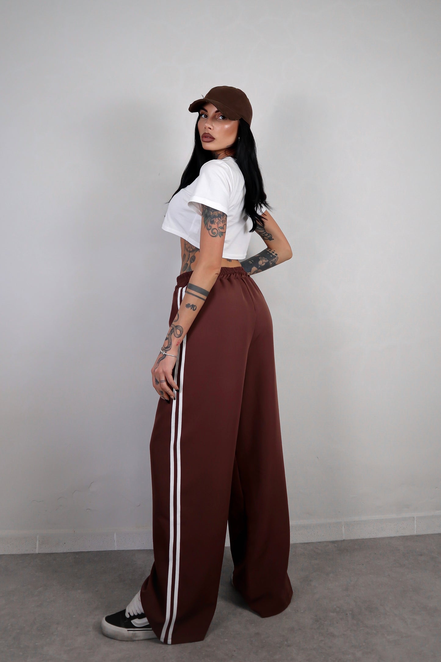 Pantalone Stripes - Marrone