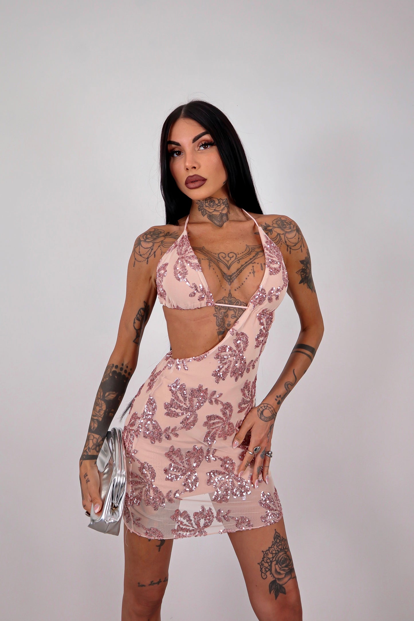 Abito Eufemia - Nude rosato