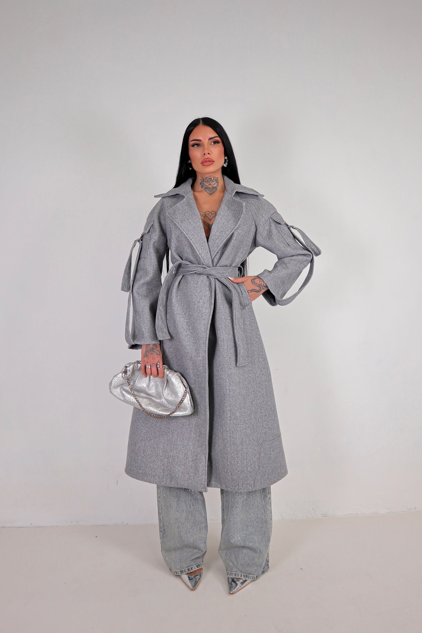 Cappotto Cargo - Grigio