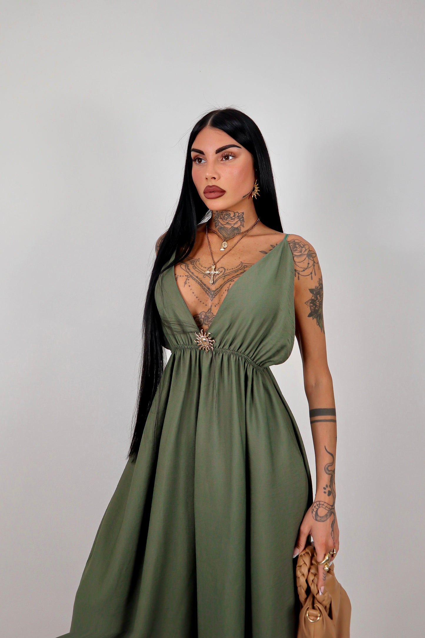 Tuta intera Sole - Verde militare