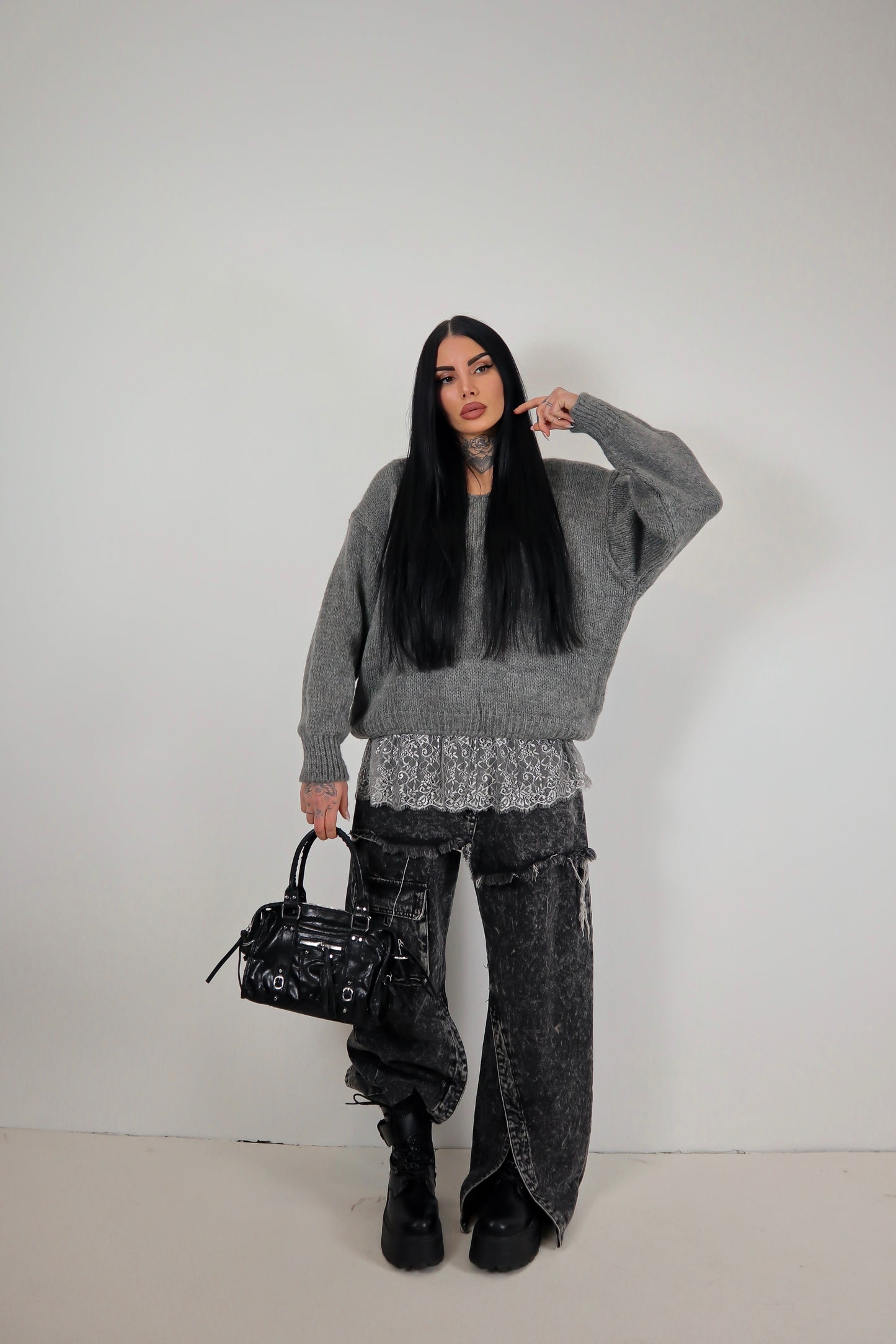 Maglione Polly - Grigio