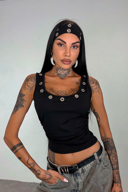 Set Canotta + Fascia - Nero