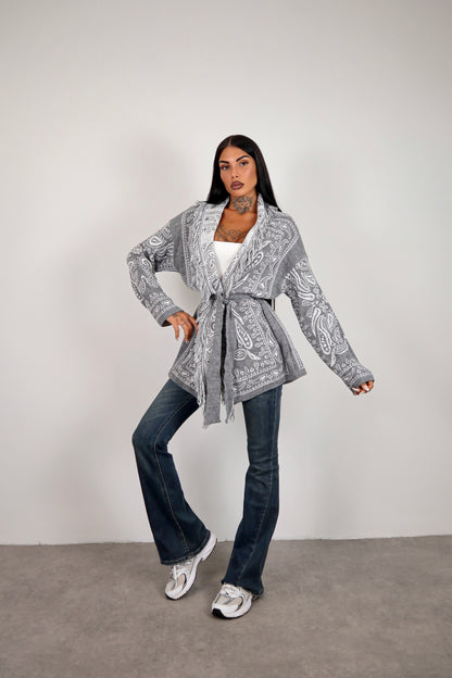 Cardigan Perù - Grigio