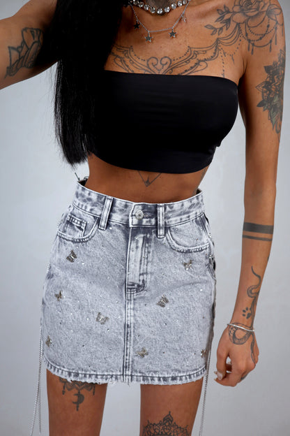 Top a fascia Anita - Nero