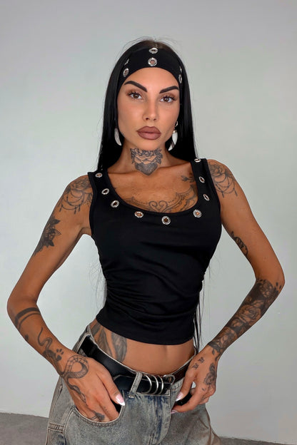 Set Canotta + Fascia - Nero