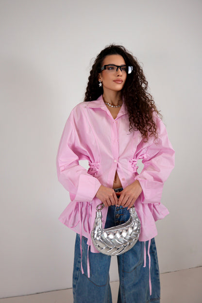 Camicia Stringhe - Rosa